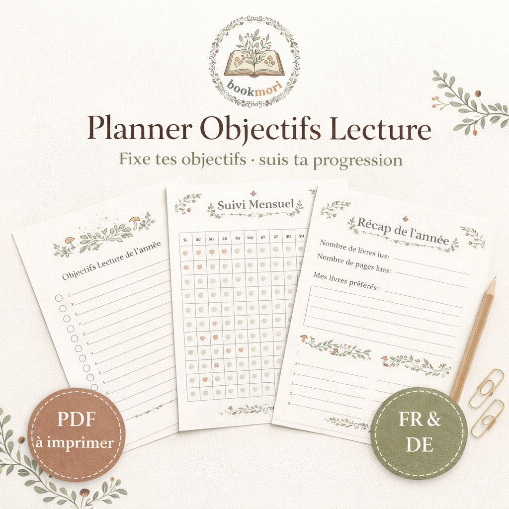 Planner Objectifs Lecture Bookmori