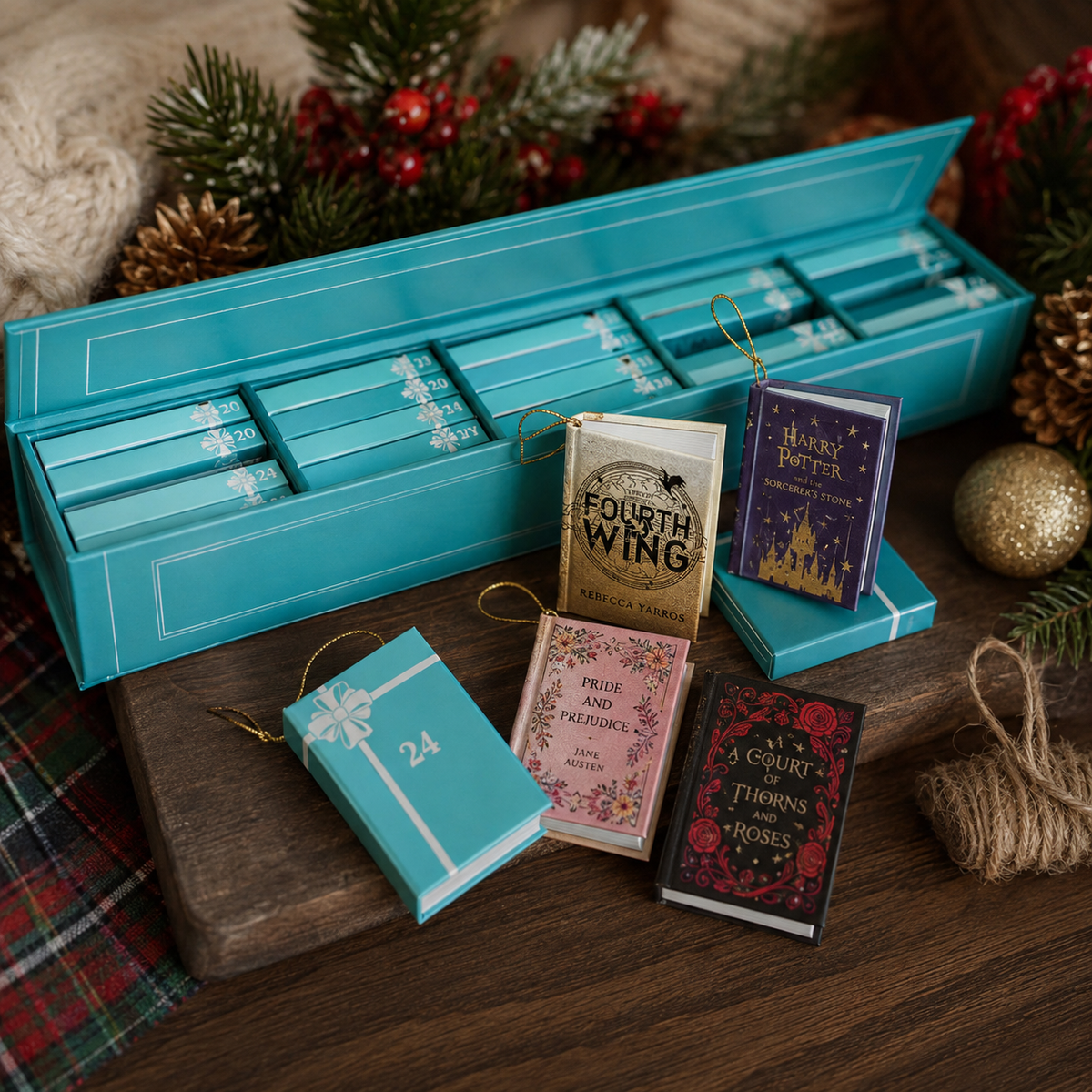 Calendrier de l'Avent BookMori ouvert