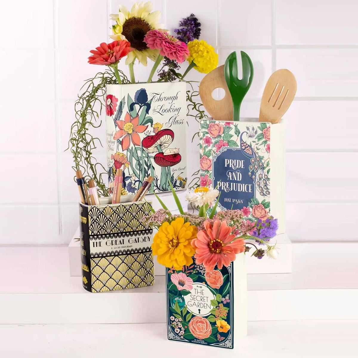 Vase Livre BookMori — bouquet