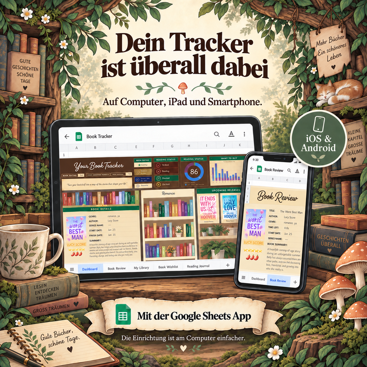 lang:de | Dein Tracker auf Computer, iPad und Smartphone