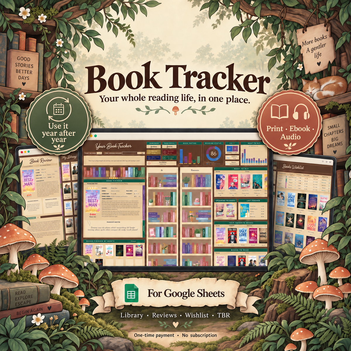 lang:en | Book Tracker for Google Sheets