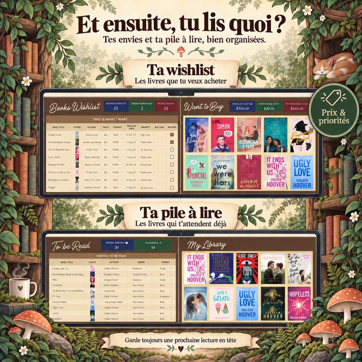 lang:fr | Ta wishlist et ta pile à lire