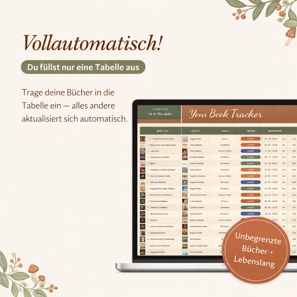 lang:de | 100 % automatisch — nur eine Tabelle ausfüllen