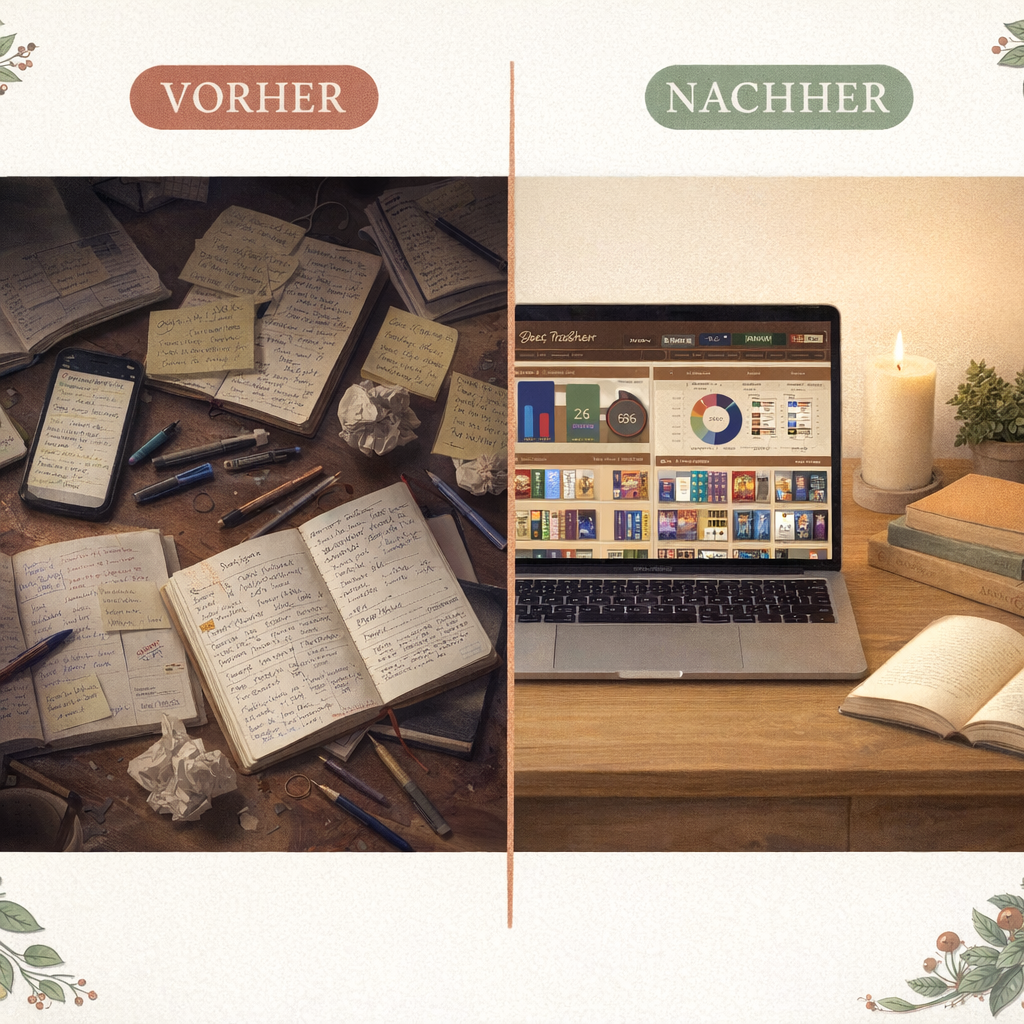 lang:de | Vorher / Nachher — Ordnung im Leseleben