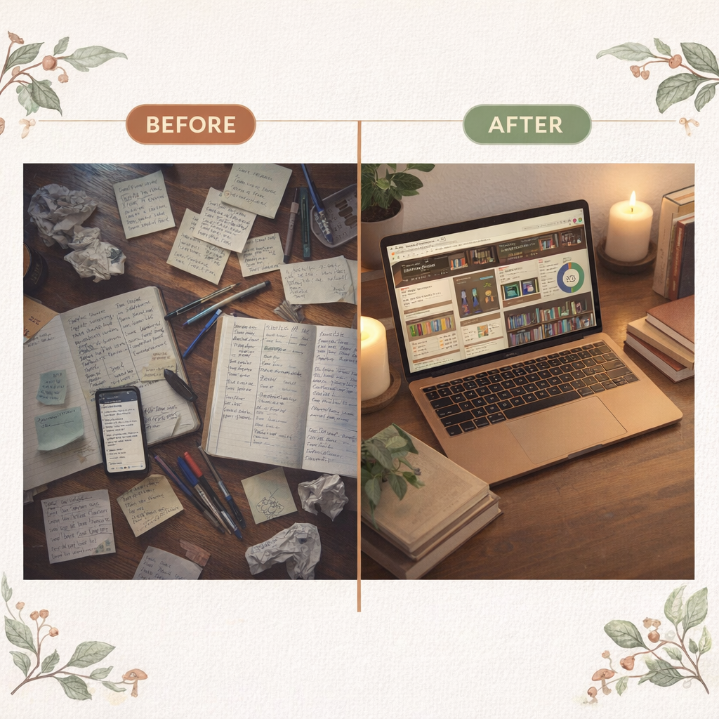 lang:en | Before / After — tidy up your reading life