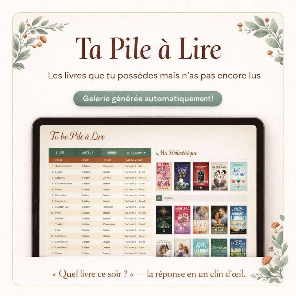 Bookmori Book Tracker FR pile a lire