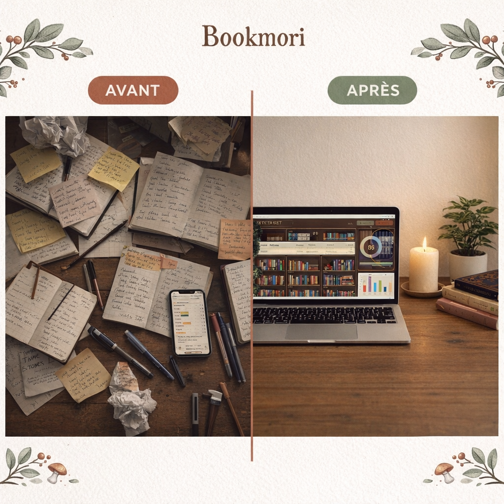 Avant / Après — range ta vie de lectrice