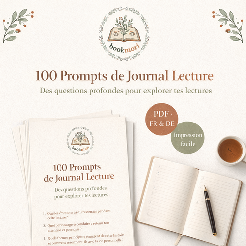 100 Reading Journal Prompts by Bookmori — printable PDF