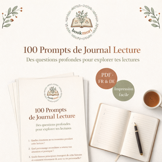 100 Prompts de Journal Lecture Bookmori
