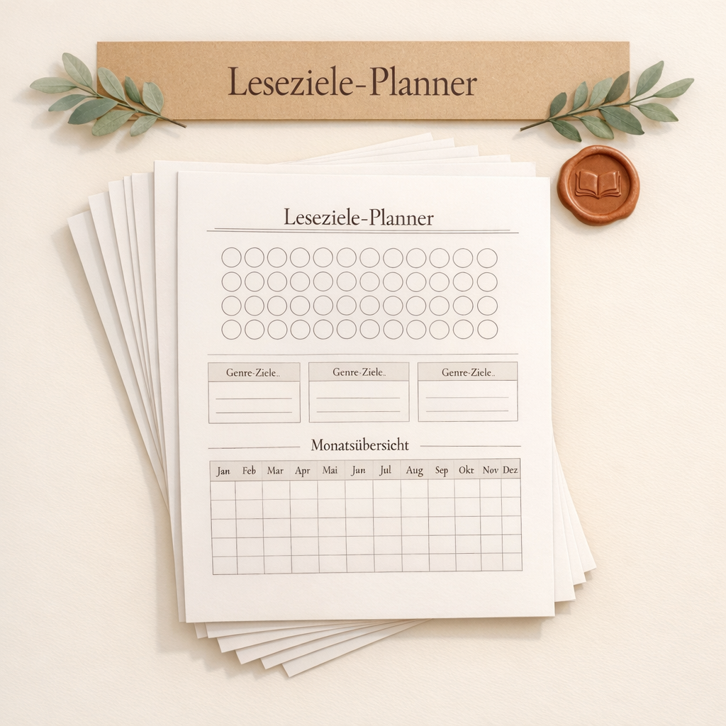 Leseziele-Planner Bookmori