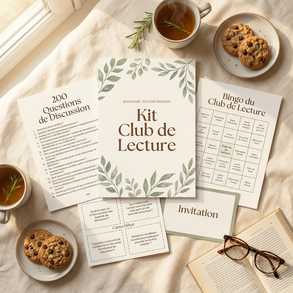 Kit Club de Lecture Bookmori — 200 questions et fiches PDF