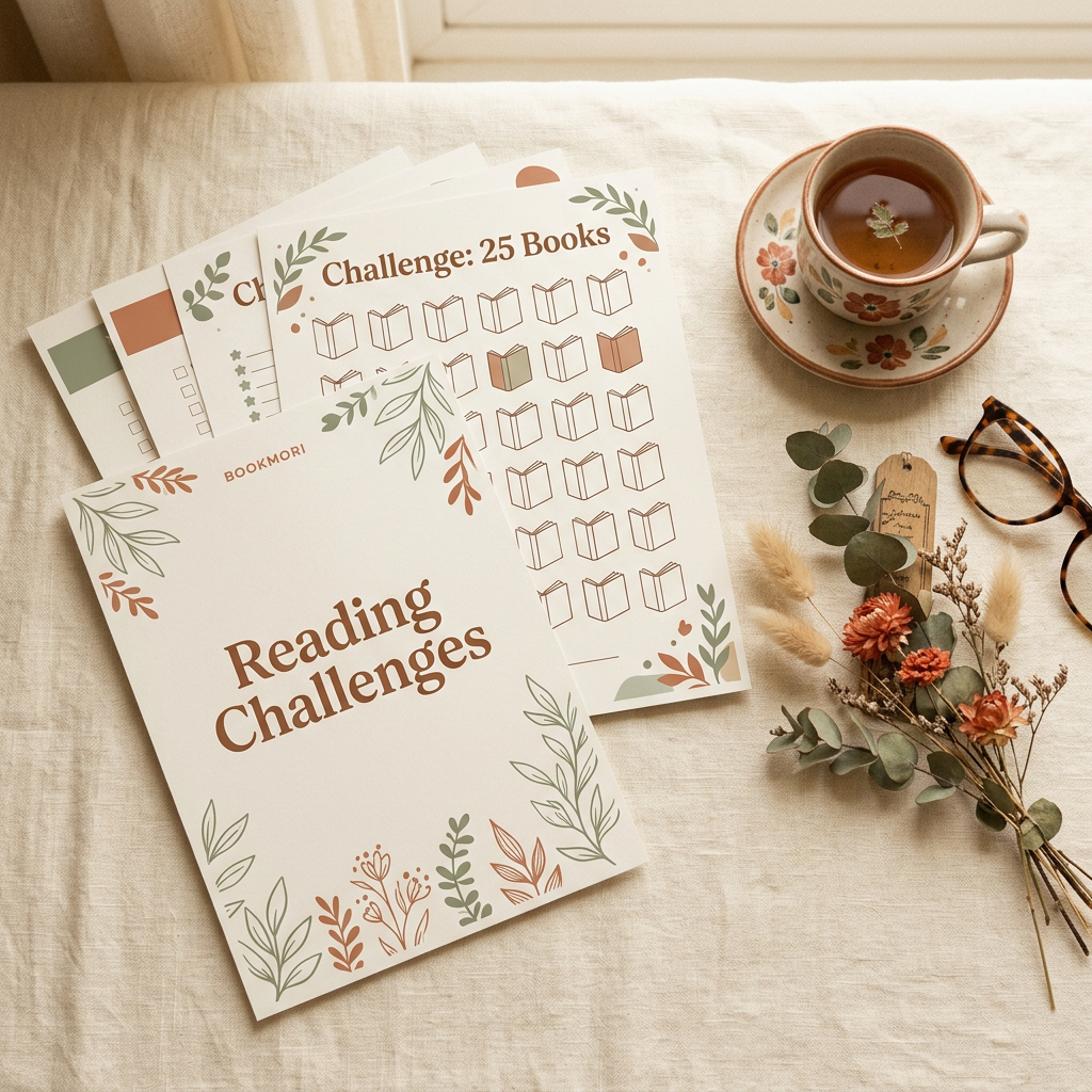 Reading Challenges by Bookmori — printable PDF