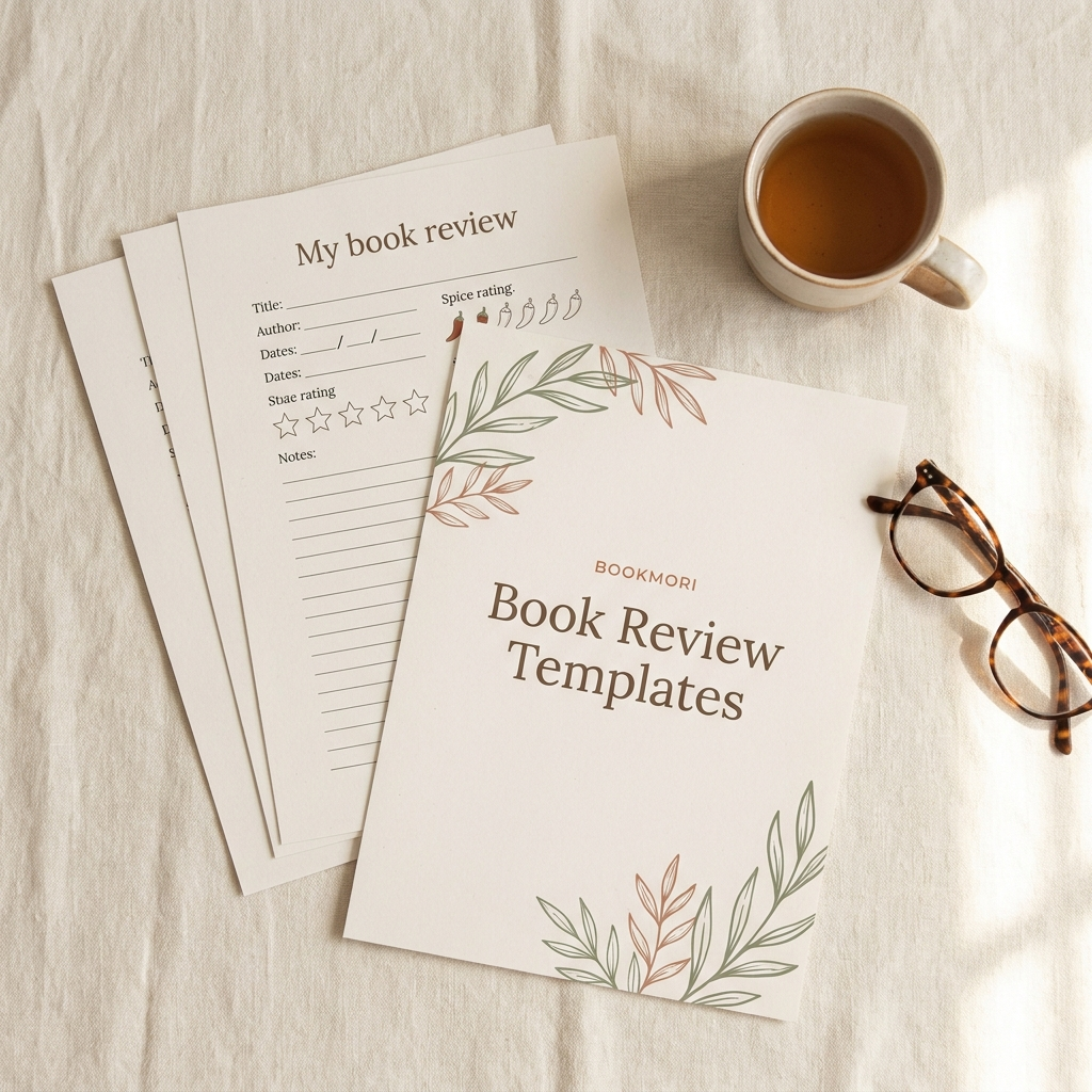 Book Review Templates by Bookmori — printable PDF