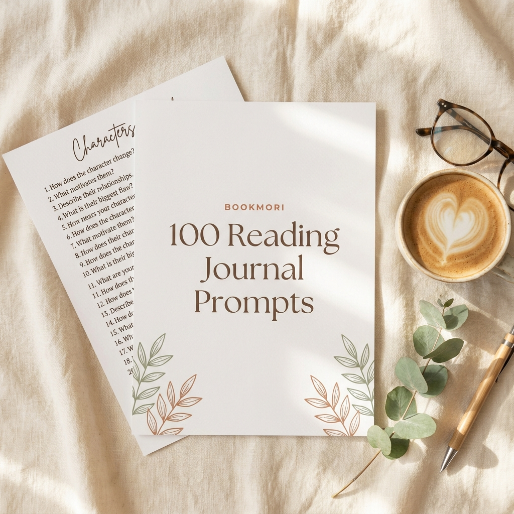 100 Reading Journal Prompts by Bookmori — printable PDF