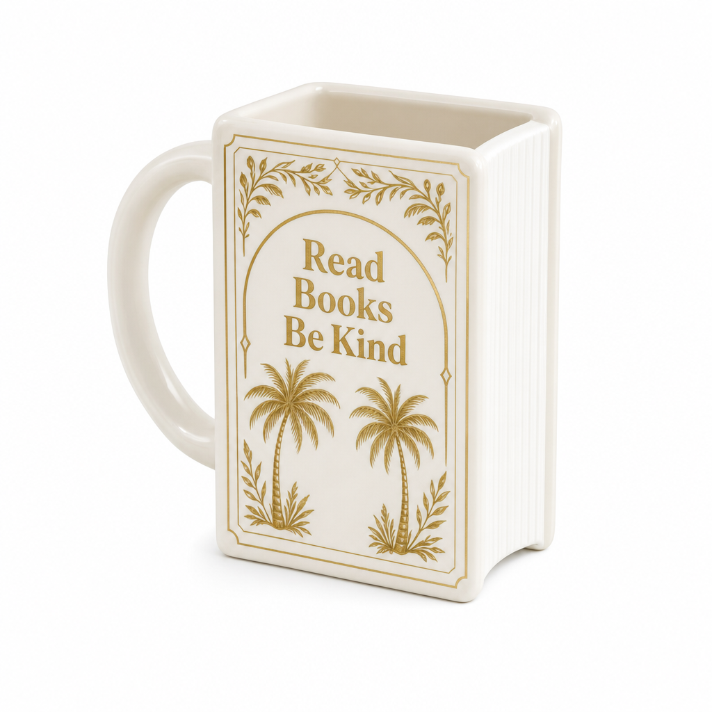 Mug Livre BookMori — Blanc Read Books Be Kind